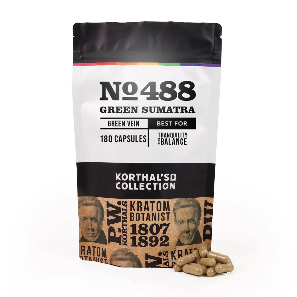 No 488 Green Sumatra Kratom Capsules - Image 4